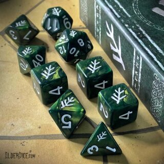 Elder Dice Elder Sign Aegis White (9)