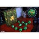 Elder Dice Polyhedral Cthulhu Drowned Green (9)