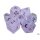 Gemstone Frosted Blast Glass Amethyst w/Spectral Dice Set (7)