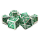 Knights of the Round Table Green w/Silver Dice Set (7)