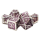 Knights of the Round Table Purple w/Silver Dice Set (7)