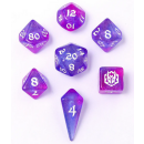Mini Polymer RPG Dice Set Fairy Farts (7)