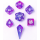 Mini Polymer RPG Dice Set Fairy Farts (7)