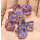 Mini Polymer RPG Dice Set Unicorn Tears (7)