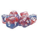 Particles Red Fish Blue Fish Dice Set (7)