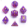 Pixie Dust Round Edged Dice Set Glow in the dark- Gold (7)