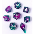 Polyhedral RPG Dice Set Jesters Cloak (8)