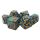 Rune Dice All Hallows Eve Green w/Gold (7)
