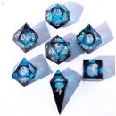 Sharp Edge Liquid Core Dice Set Twilight Azure (7)