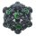 Spindown D20 Hollow Skull Black Nickel w/Green
