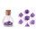 Unseeli Tiny Dice Set in Potion Bottle Purple (7) Reprint
