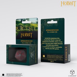 The Hobbit Spindown D20 Lunaris TCG Jumbo Die