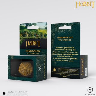 The Hobbit Spindown D20 Solaris TCG Jumbo Die
