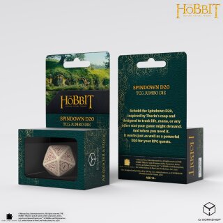 The Hobbit Spindown D20 Terra TCG Jumbo Die