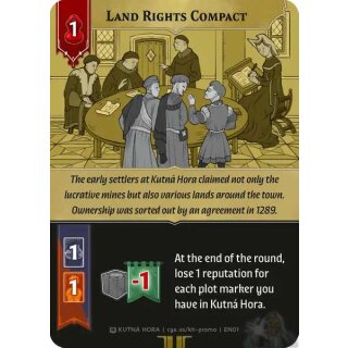 Kutna Hora - The City of Silver: Land Rights Promo Card (EN)