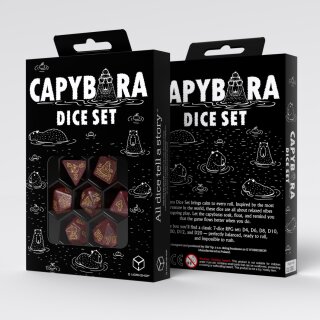 Capybara Dice Set Chillo