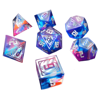 Resin Astral Expanse Dice Set (7)