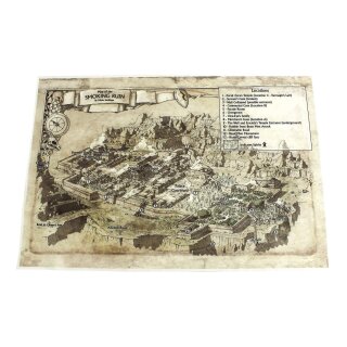 The Smoking Ruins Runequest A3 Velvet Map