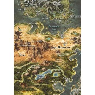 Fateforge RPG: World Map of Eana