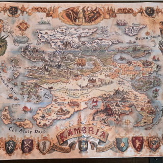 Dragon Thrones: World Map of Kambria