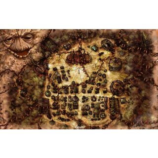 Heckna! Fabric Maphew World Map