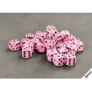 Chessex Speckled 12mm d6 Dice Blocks with Pips (36 Dice) - Pink