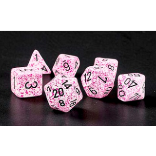 Chessex Speckled 7-Die Set - Pink