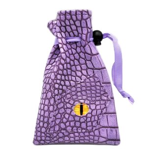 Dragon Eye Dice Bag Amethyst Dragon