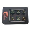 Gemstone +/- Counter Dice Cats Eye Green