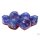 Sharp Edged Dice Diamond Cut Star Spangled Banner Dice Set (7)