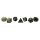 Silicone Camouflage Dice Set (7)