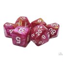 Vorpal Rose Red & Yellow Dice Set (7)