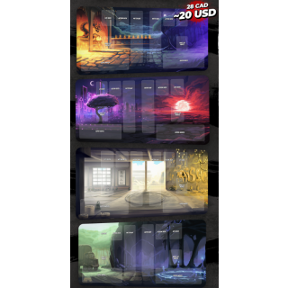 Fight Deck: Play Mat 4 Neon Dojo