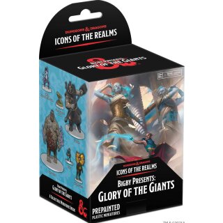 D&D Icons of the Realms: Set 27 Bigby Presents Glory of the Giants Booster Brick (8)