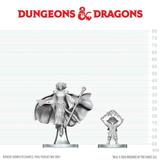D&D Nolzur`s Marvelous Miniatures: Gnome Warlock & Aasimar Wizard