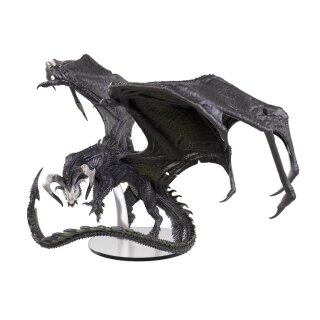 D&D Icons of the Realms: Adult Black Dragon New Version