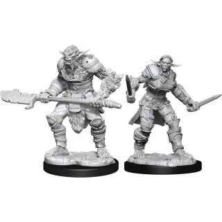 D&D Nolzur`s Marvelous Miniatures: Bugbear Barbarian Male & Bugbear Rogu