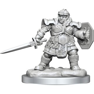 D&D Nolzur`s Marvelous Miniatures: Dwarf Female Fighter