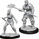 D&D Nolzur`s Marvelous Miniatures: Orc Barbarian Female