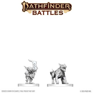 Pathfinder Battles: Deep Cuts Goblin Commando & Goblin Dog