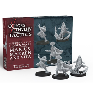 Cohors Cthulhu Tactics:  Heroes of the Hidden Wars - Marius, Maeren, and Vita (EN)