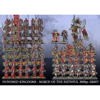 Conquest: Hundred Kingdoms - March of the Faithful 2000pt Army (EN)