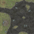 Cobbled Outskirts Gaming Mat 2x2