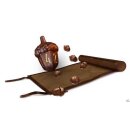 Legend in the Mist RPG: Leather Satchel with 6 Acorn Dice